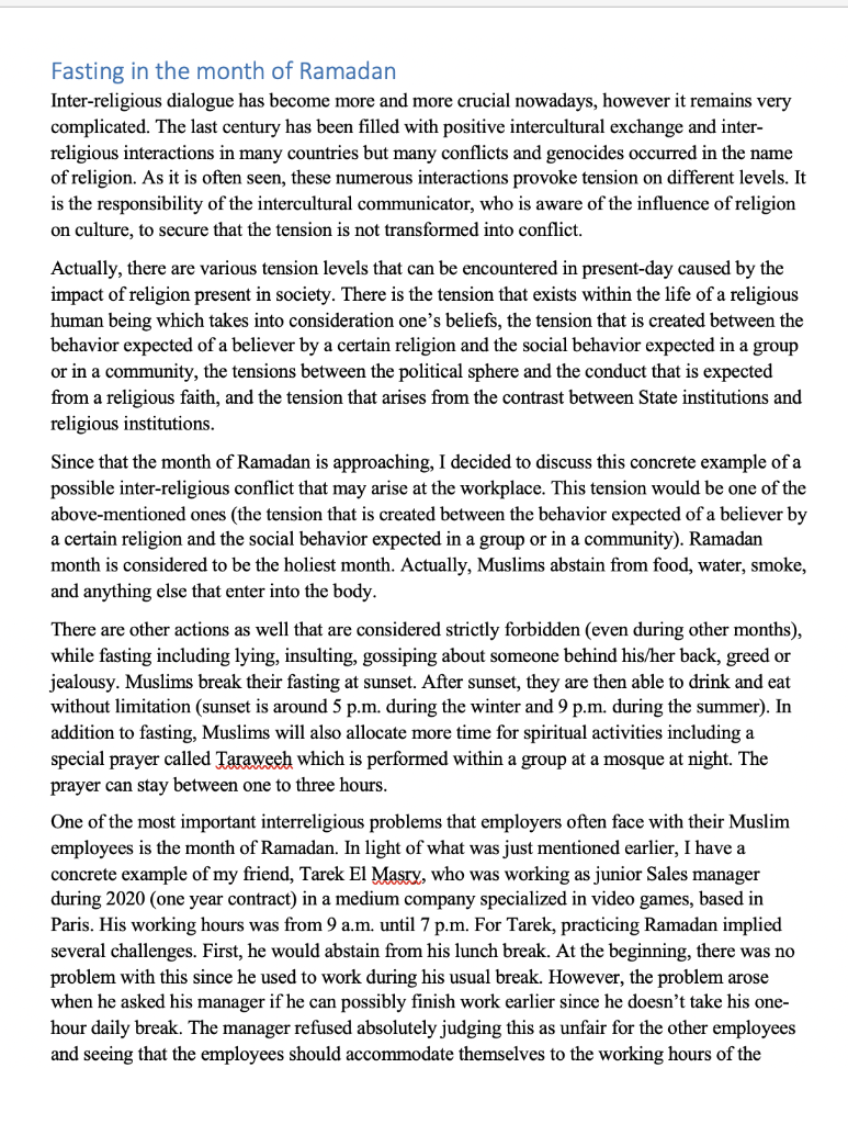 1. Answer the case following the pattern: