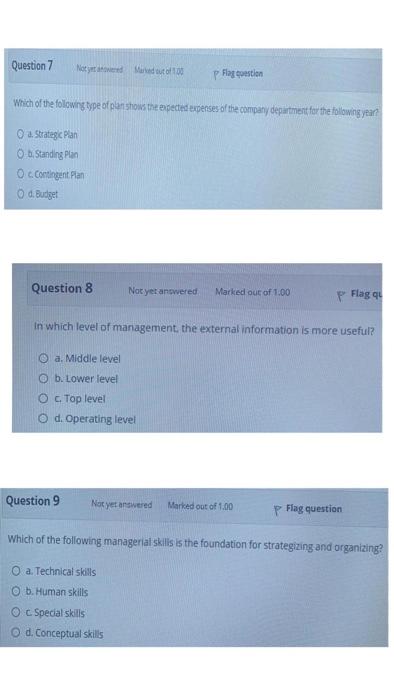 Multiple Choice | very important Question 7