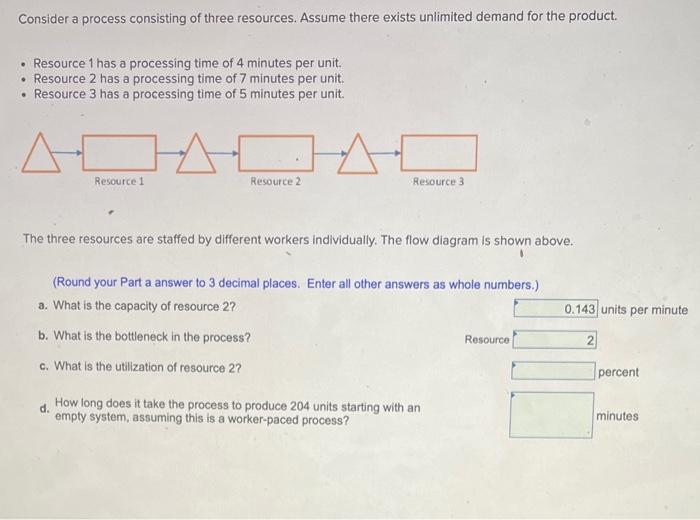 need help on a through d Consider a process