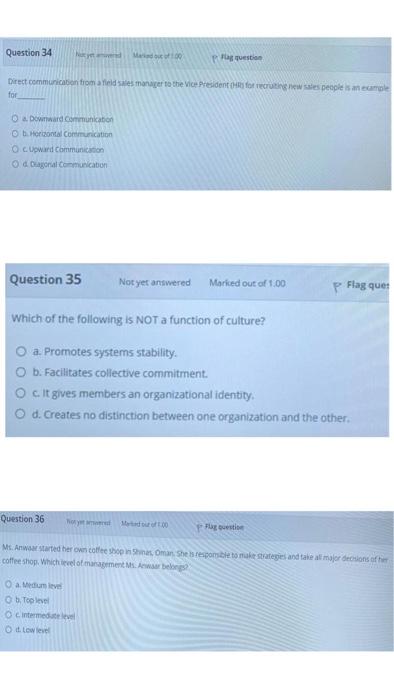 Multiple Choice | very important Question 34