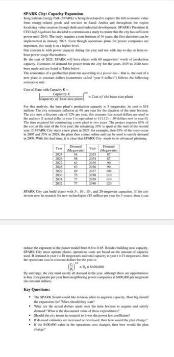 solving by using dynamic programming SPARK City: