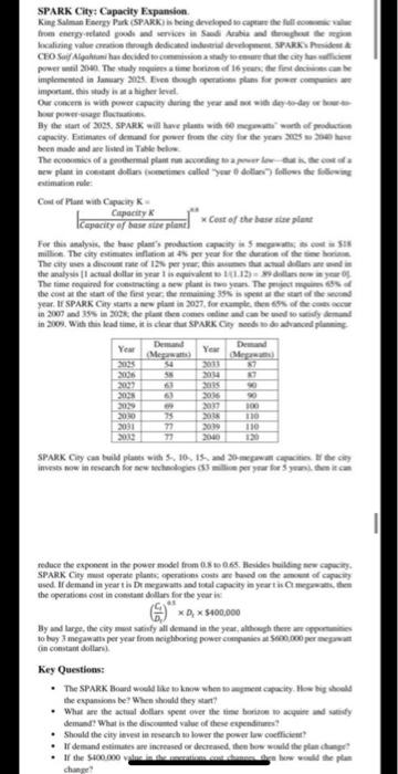 solving by using dynamic programming SPARK City: