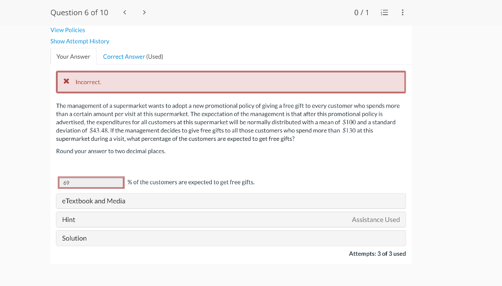 The management of a supermarket wants to adopt a