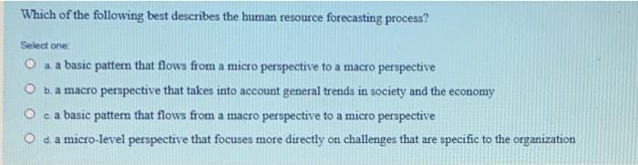 Human resource forecasting tools that assess