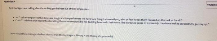 Two managers are talking about how they get the