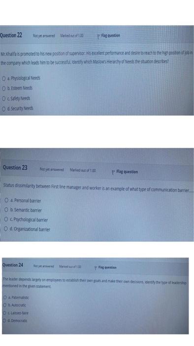 Multiple Choice | very important Question 22