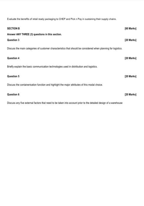 Evaluate the benefits of retail ready packaging