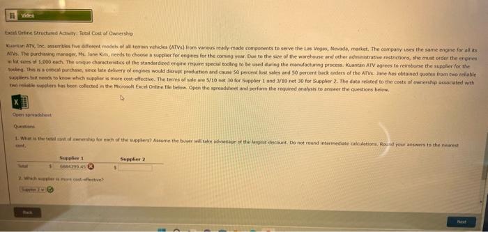 answer the first ques total cost of ownership?