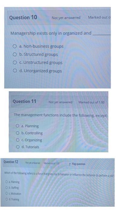 Multiple Choice | very important Question 10 Not