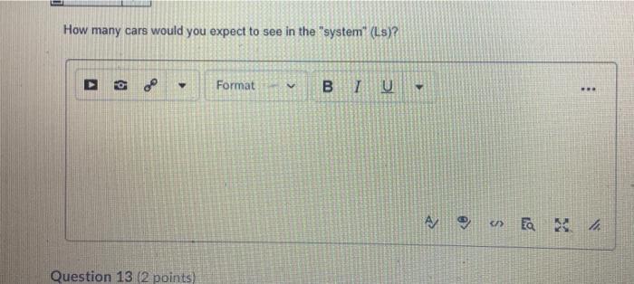 Question 11 (2 points) Listen Use the following