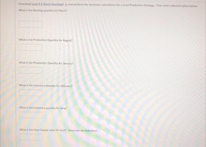 Download Level E 6 . Encel download) and perform