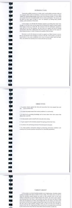 Proposal in community services in malaysia