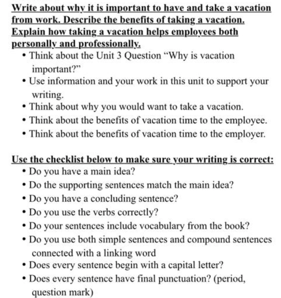 only 90-115 words Write about why it is important