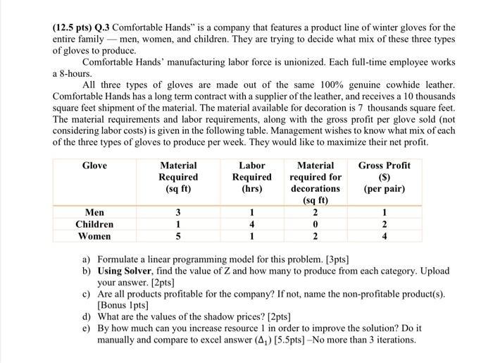 please solve asap with steps (12.5 pts) Q.3