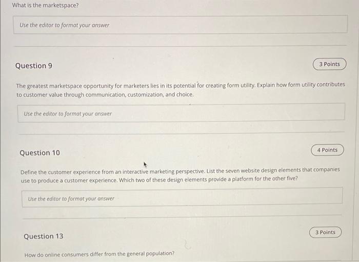 answer all 4, short answer response What is the