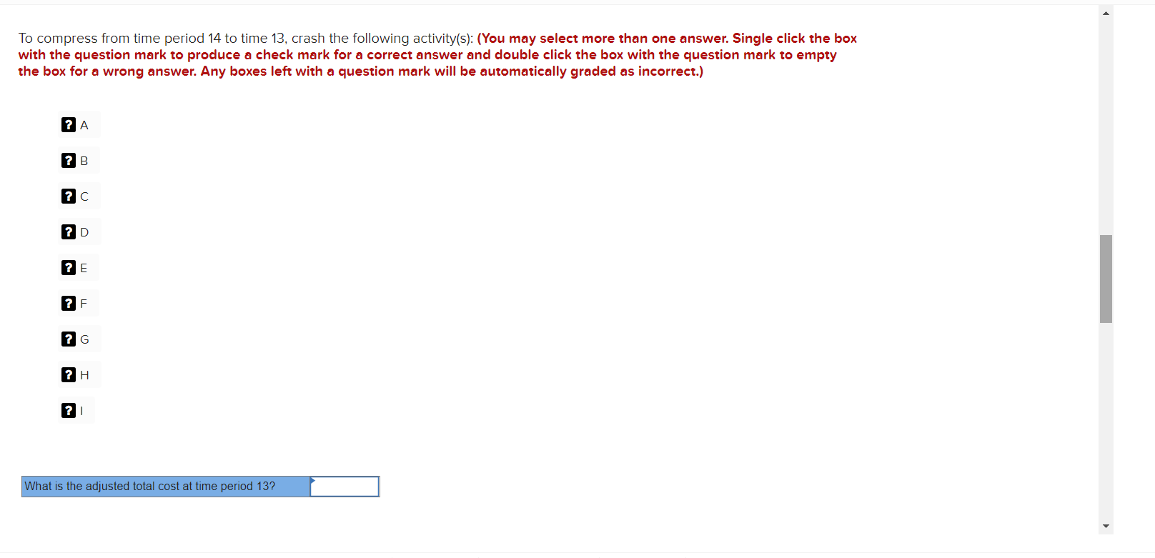 EX9-4 (Static) Given the data and information