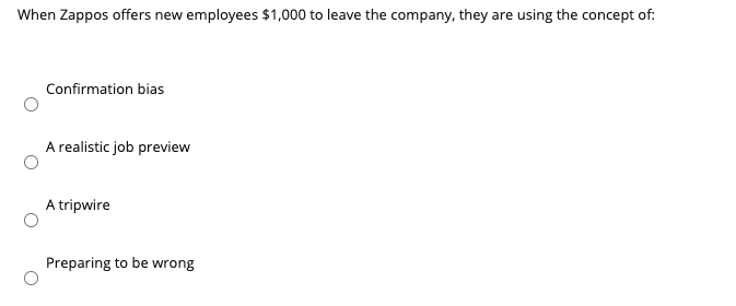 When Zappos offers new employees $1,000 to leave