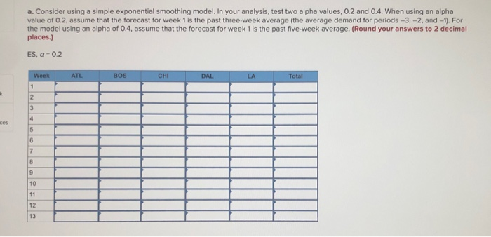Analytics Exercise 18-2 (Algo) Starbucks has a