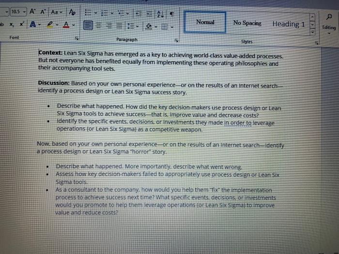 10.5 A A Aa A ENT Normal x, xA- No Spacing D.A. V