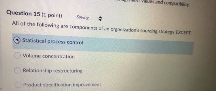 Cell Values and compatibility, Question 15 (1