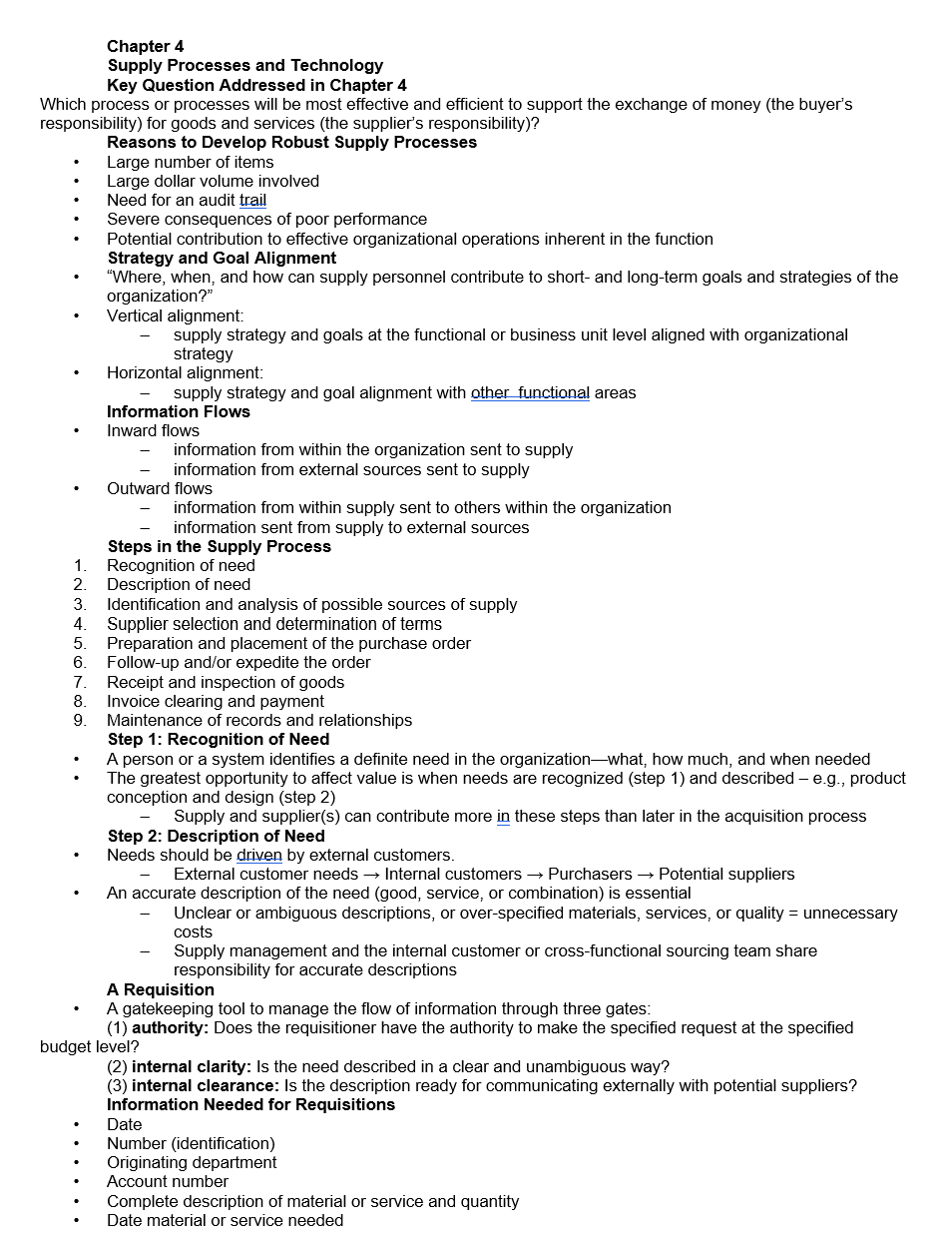 Read Chapter 4 below Write a short summary to