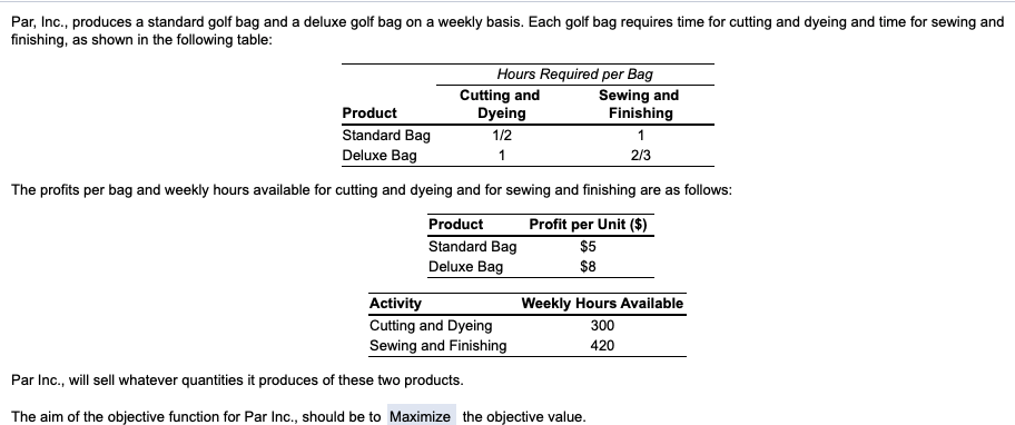 Please help me answer A & B The optimum solution