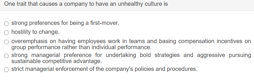 PLEASE ANSWER ALL THREE QUESTIONS! One trait that