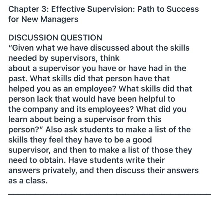 Chapter 3: Effective Supervision: Path to Success