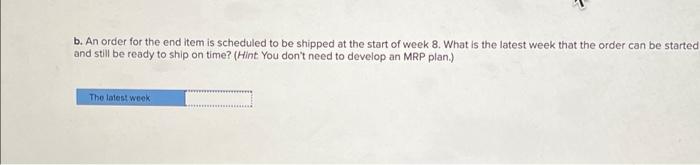 Problem 13-3 (Algo) The following table lists the