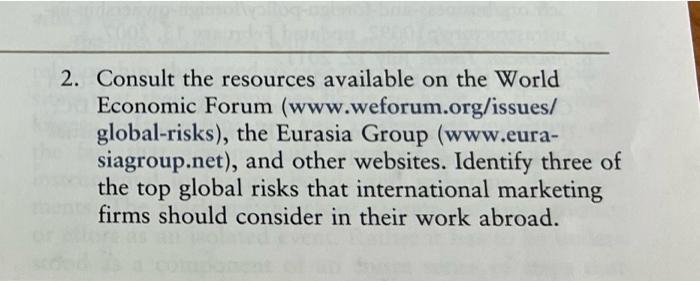 INTERNET EXERCISES 1. Using World Trade