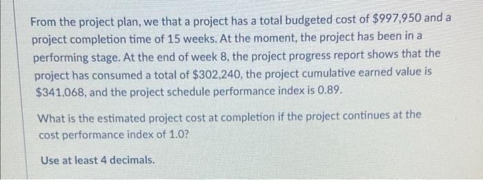 I need help finding the answer to this problem?