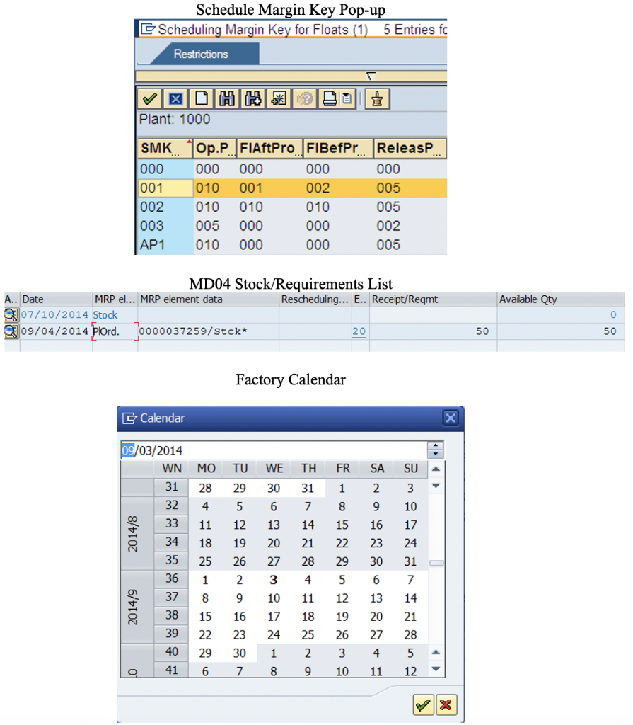 Calculate basic scheduling dates (opening date,