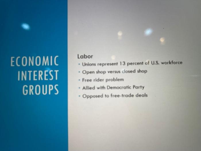 please help asap!! notes provided Lobbying is a