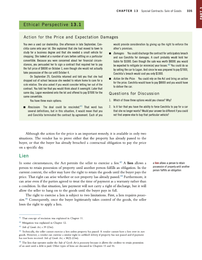 Critically consider the case described in Ethical