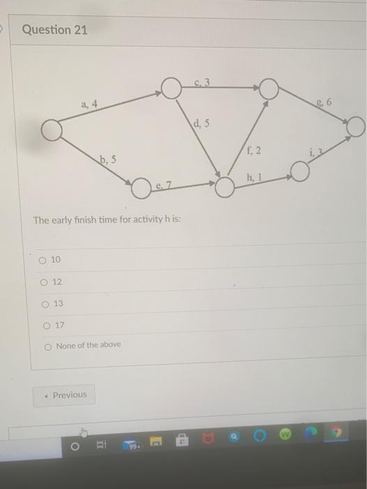Question 23 c. 3 a, 4 . d. 5 f. 2 b. 5 h. The