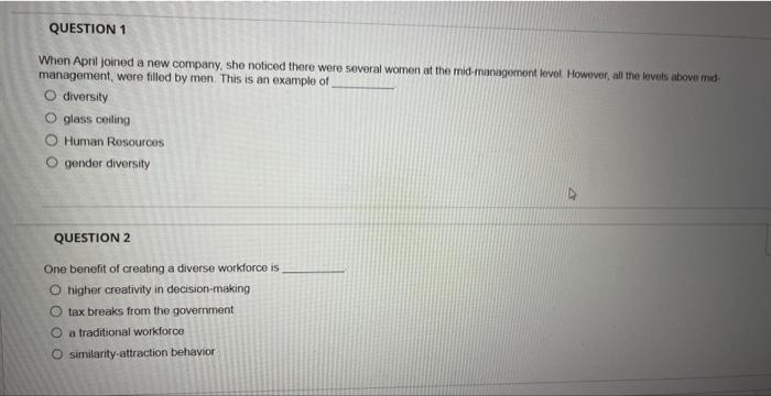 When April joined a new company, she noticed