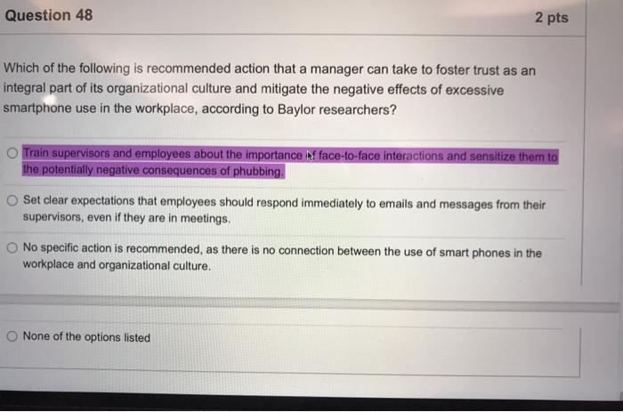 I According to research, when a factor such as