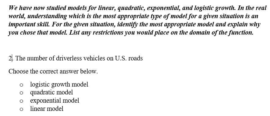 Explanation pls We have now studied models for