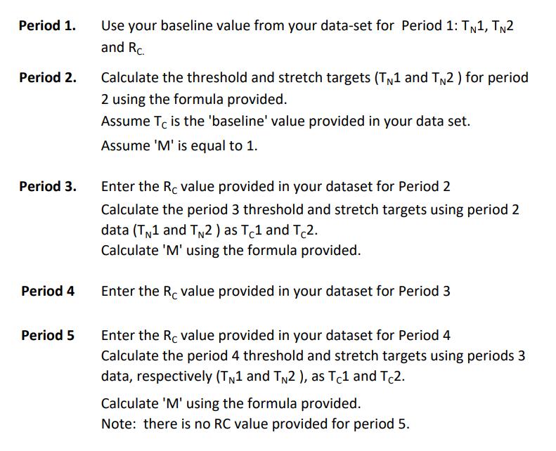 Homework: Setting Rate Targets II Y1 Y2 M = = c