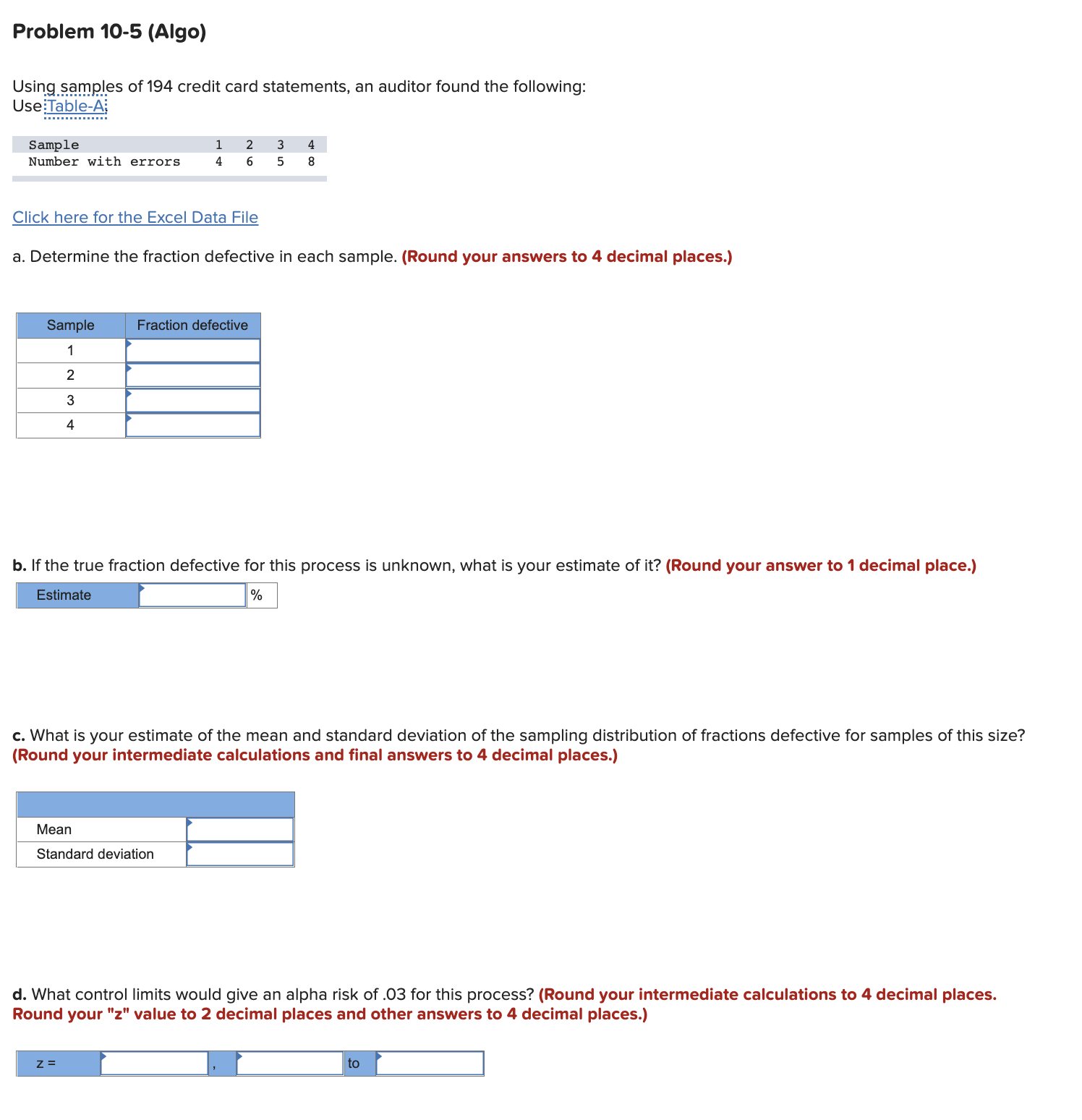 Table A Areas under the normal curve, 0 to z Z