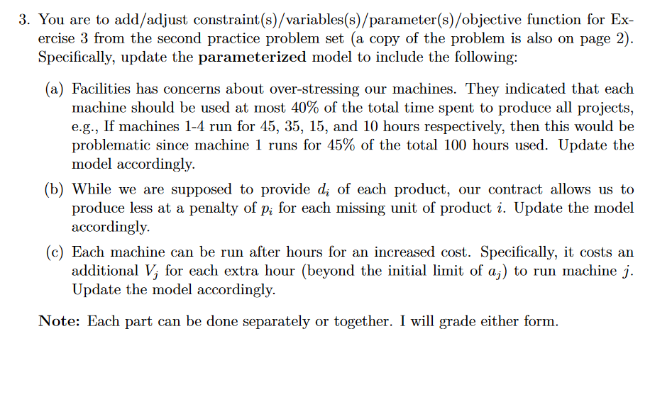 3. You are to add/adjust