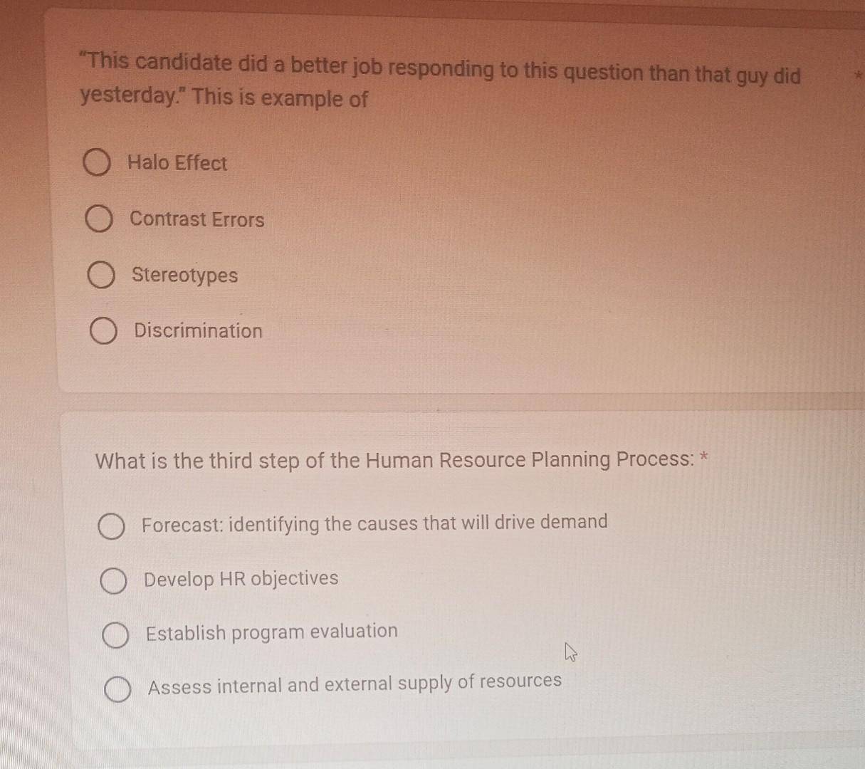 Required led when you submit this form An