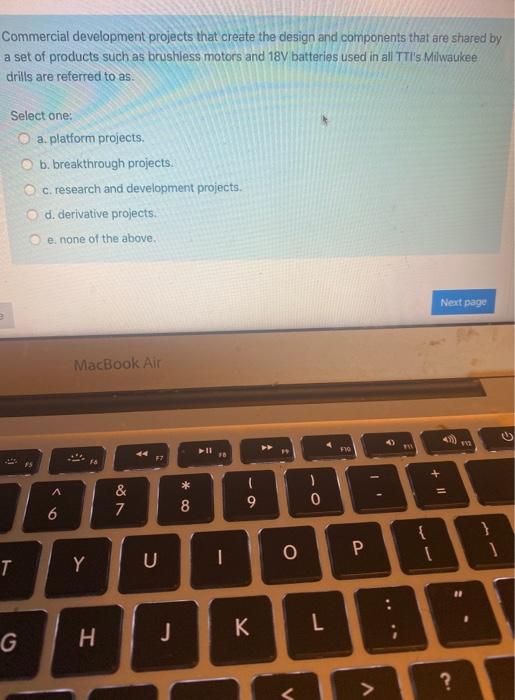 Commercial development projects that create the