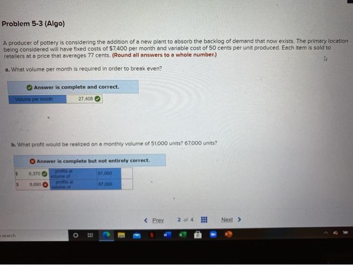 What did i do wrong? Problem 5-3 (Algo) A