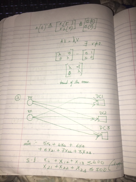 MIXED INTEGER LINEAR PROGRAMMING MINIMISE = 5X 11