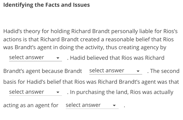 1. estoppel/ ratification/ agreement 2. had paid