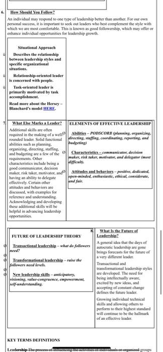 read this management lecture and write up a one