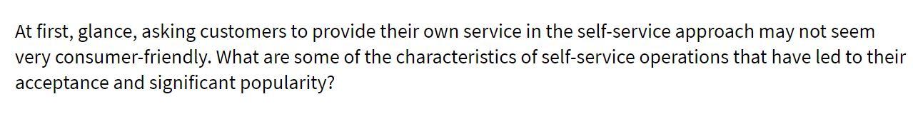 At first, glance, asking customers to provide