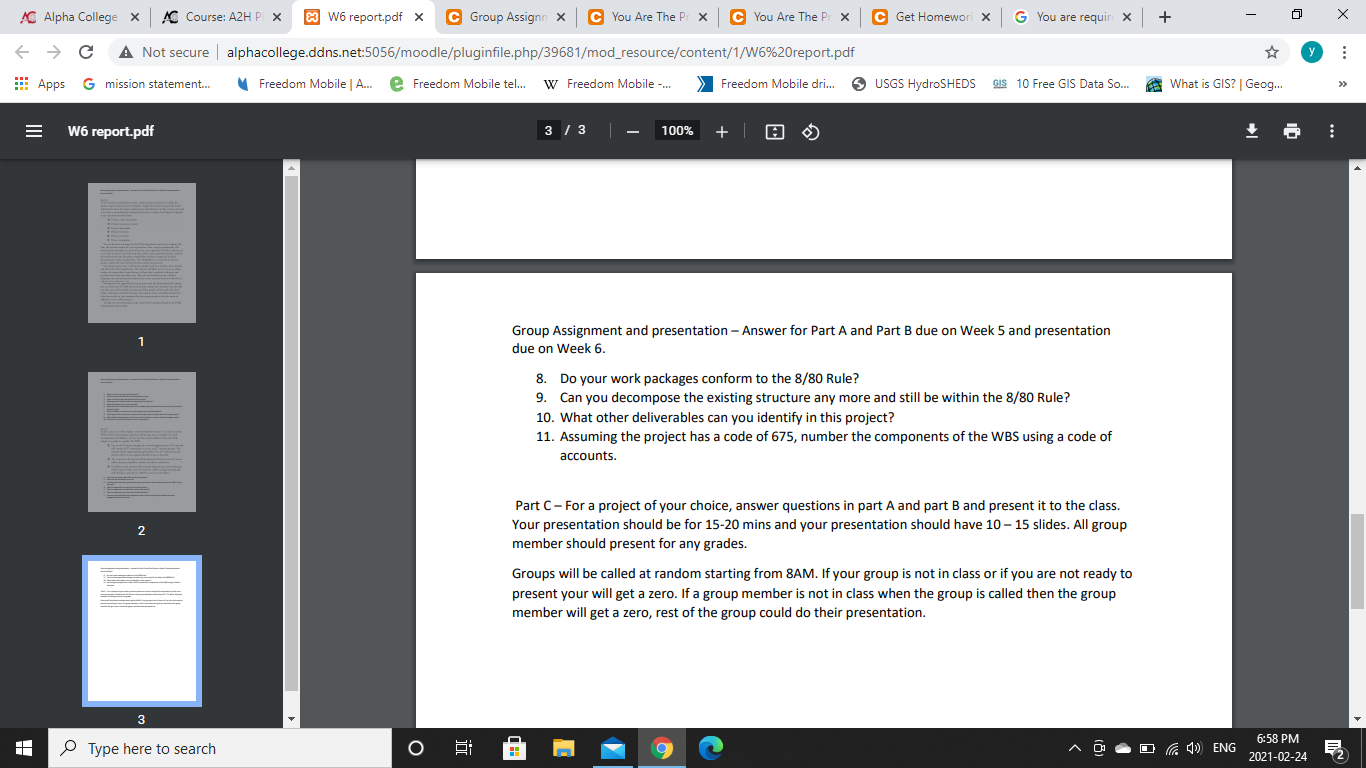 AC Alpha College X AC Course: A2HP X 23 W6