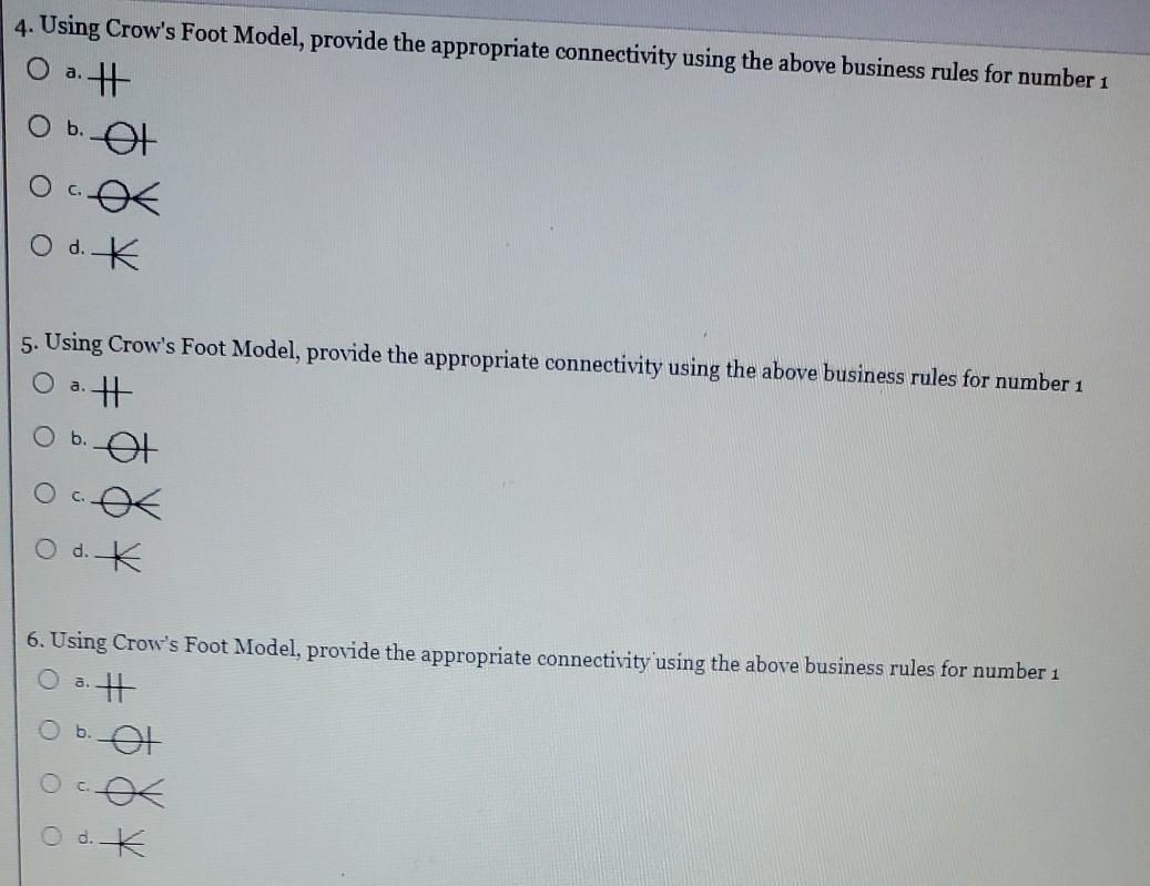 Lead Management Using Crow's Foot Model, provide